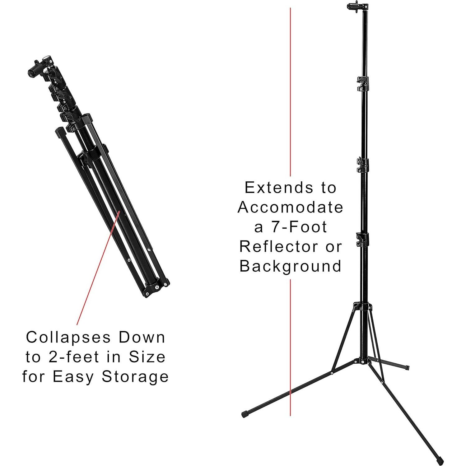 Fondo Colapsable Fotodiox 1,52x2,13m Verde y Azul 2-en-1