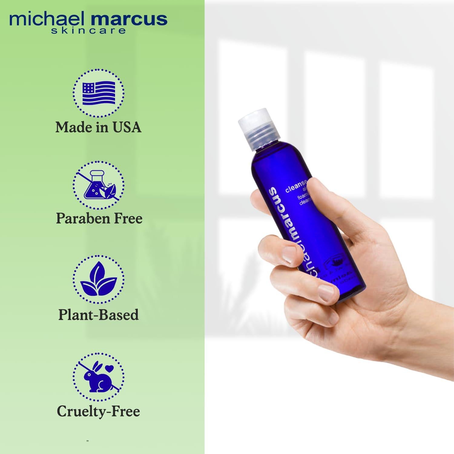 Limpiador Facial Espumoso Michael Marcus Aloe 118 ml - Hidratante