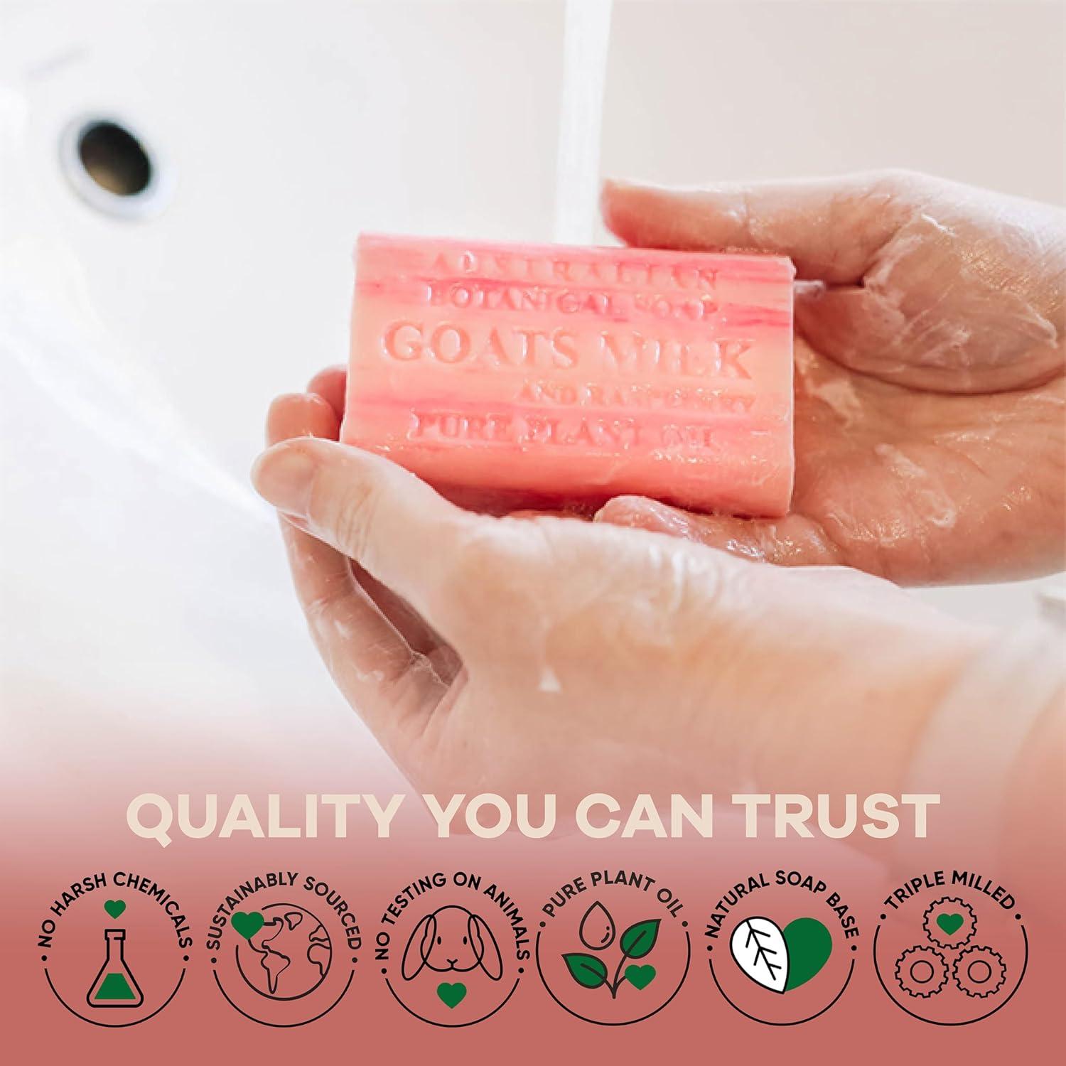 Jabones de Leche de Cabra Botánicos Australianos - 192 g x 8