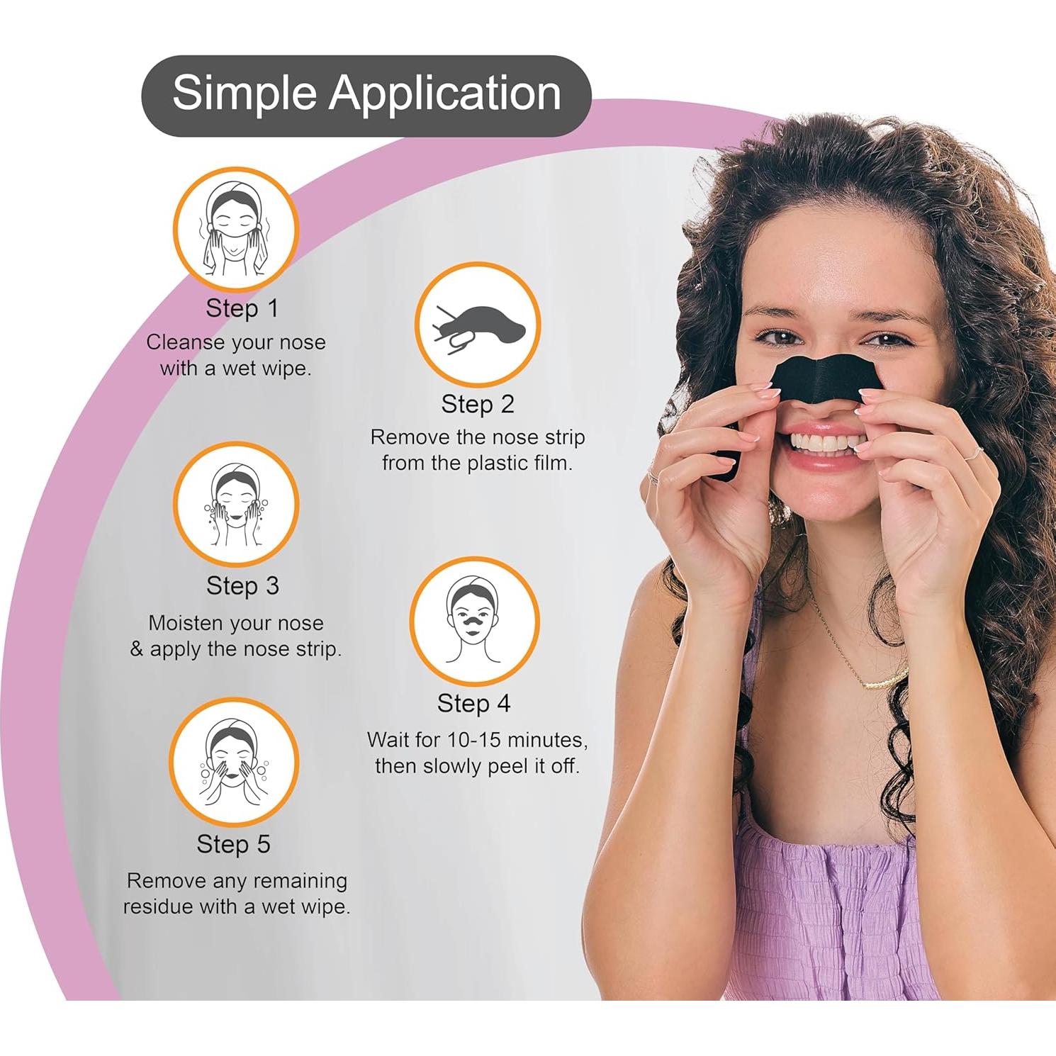 Tiras de Pore de Carbón DR.Rashel para Nariz - 20 PCS