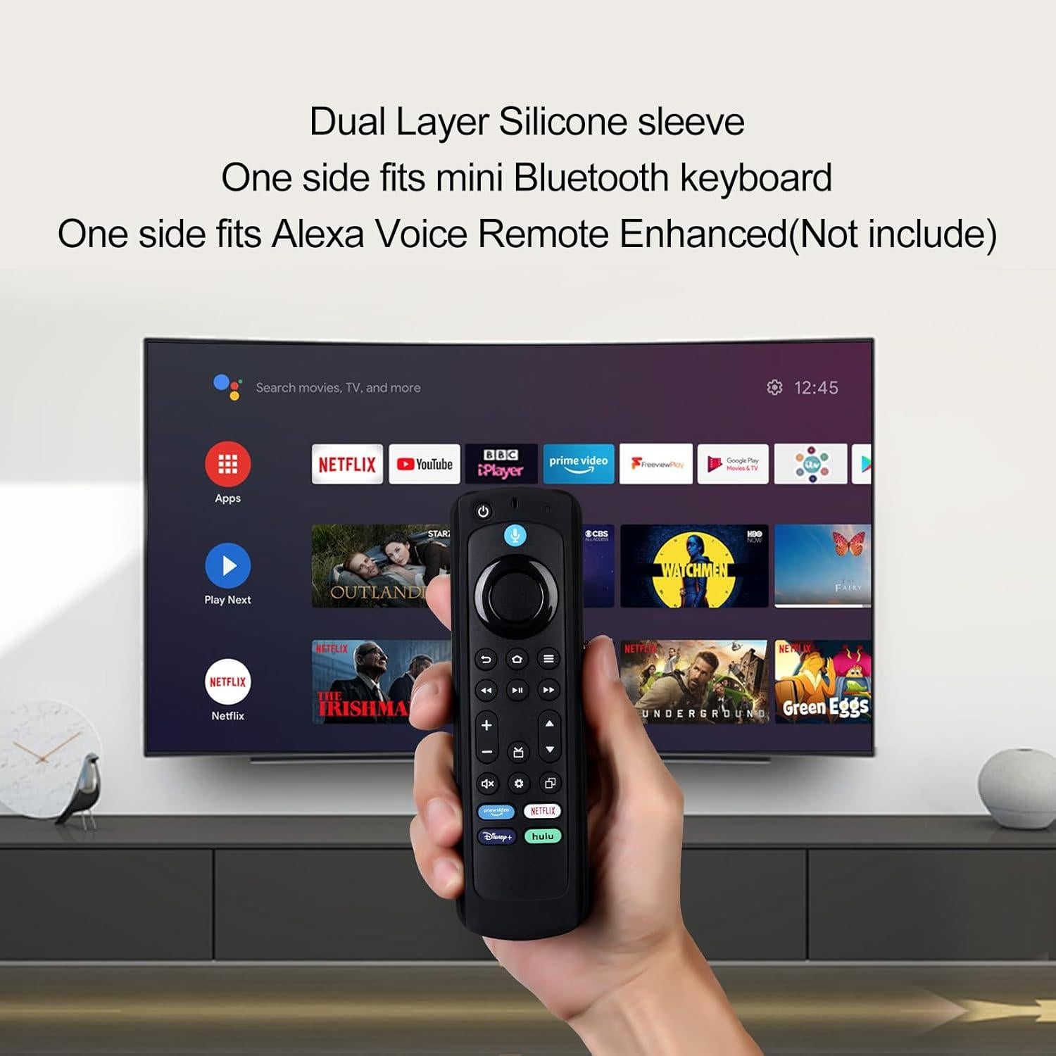 Teclado Mini Bluetooth iPazzPort Retroiluminado QWERTY 15.7 cm