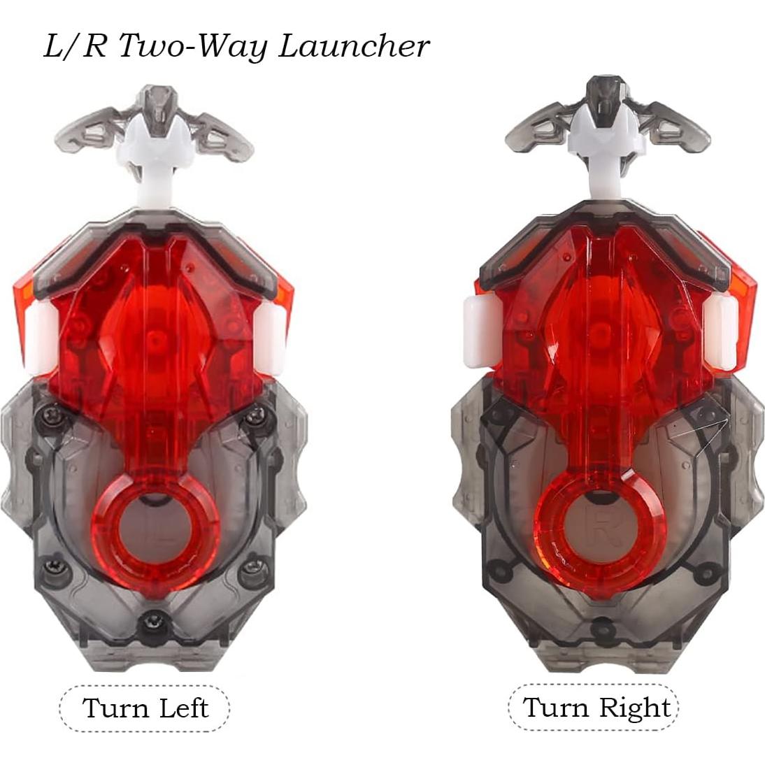Lanzador Bidireccional Battling Tops B-184 Azul - Compatible Bey Burst