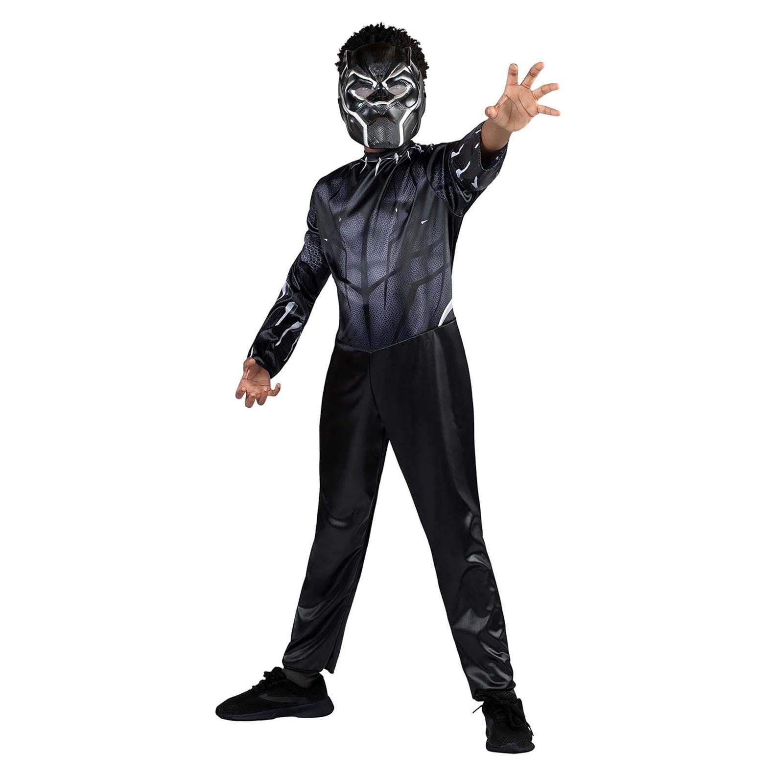 Disfraz Oficial Halloween Niños Marvel Black Panther - Mono con Máscara