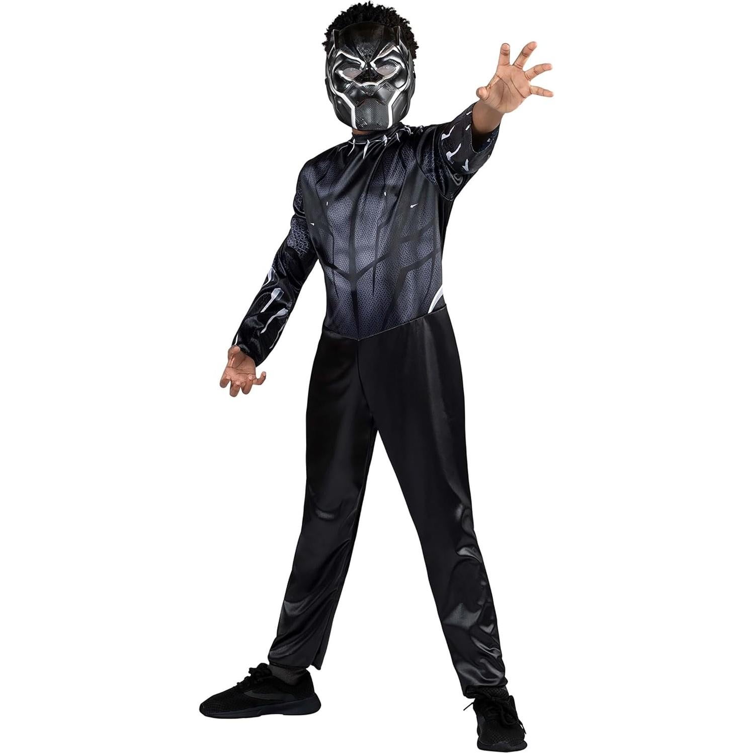 Disfraz Oficial Halloween Niños Marvel Black Panther - Mono con Máscara