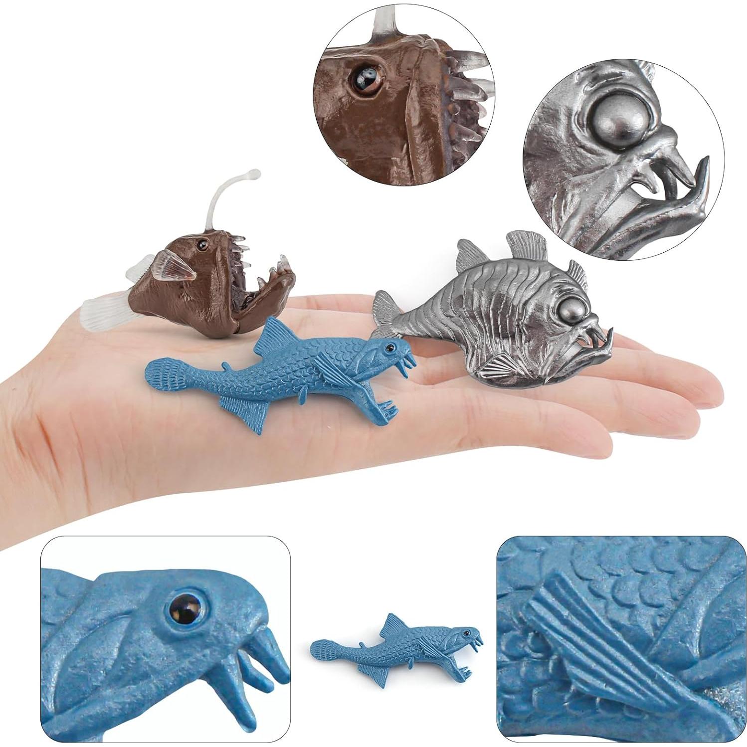 Conjunto de Juguetes de Criaturas Marinas BRETOYIN 7PCS