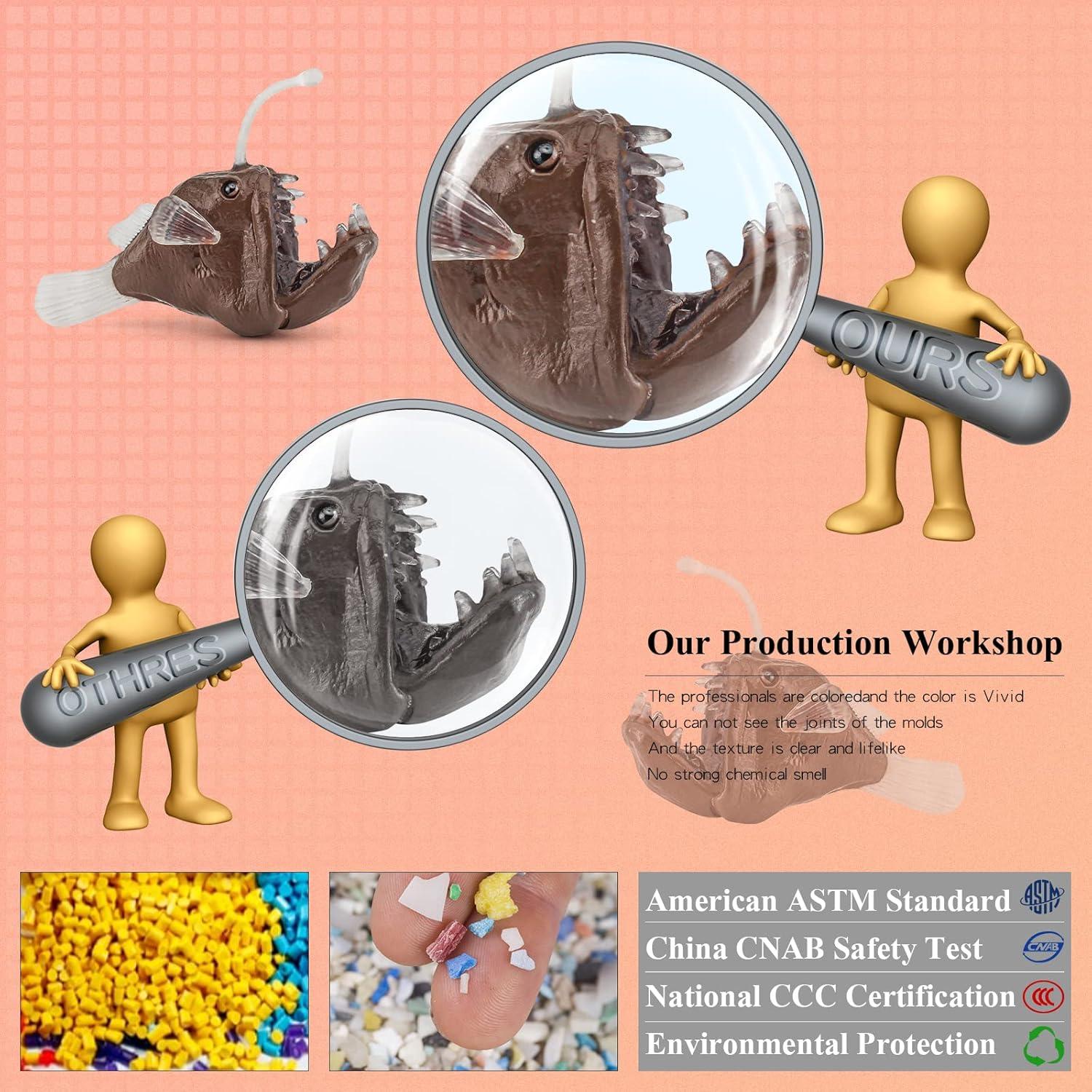 Conjunto de Juguetes de Criaturas Marinas BRETOYIN 7PCS