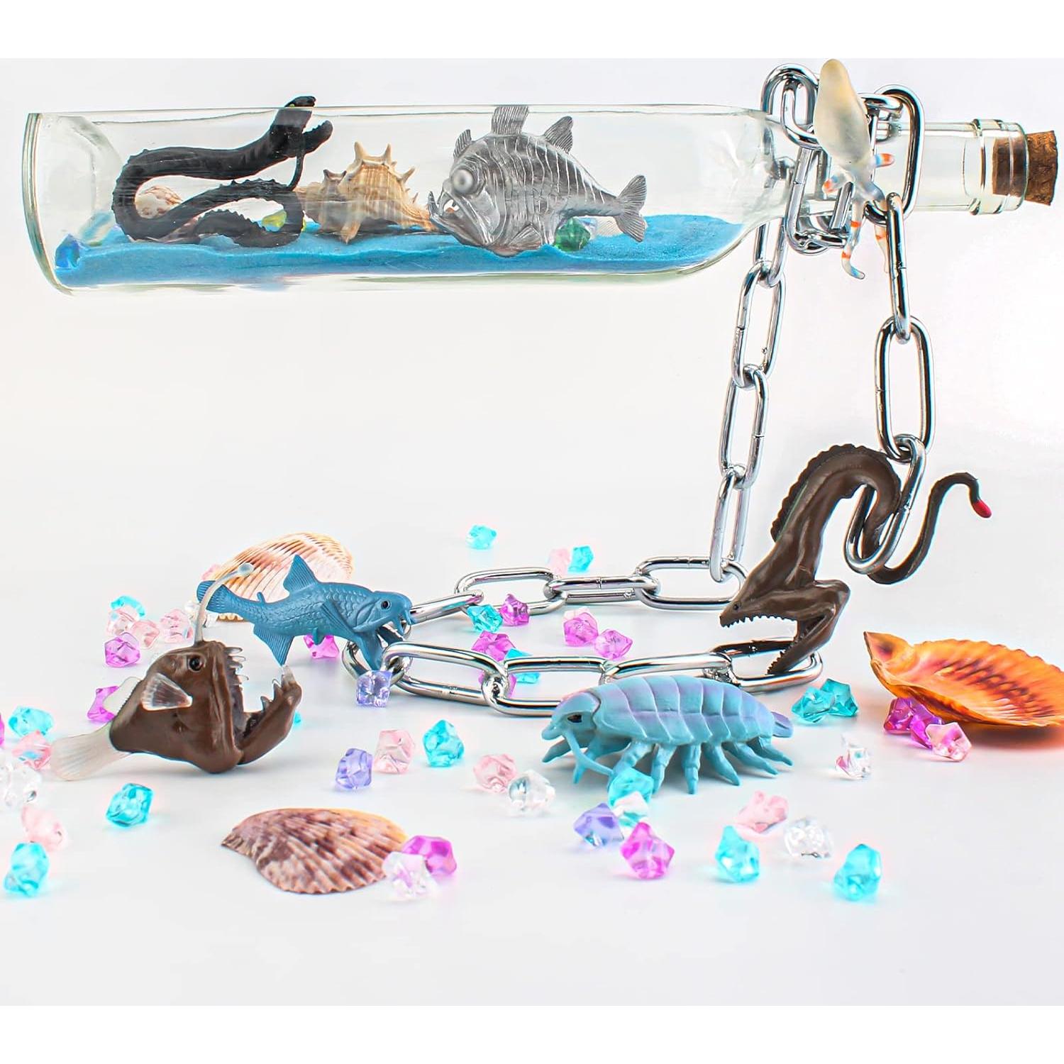 Conjunto de Juguetes de Criaturas Marinas BRETOYIN 7PCS