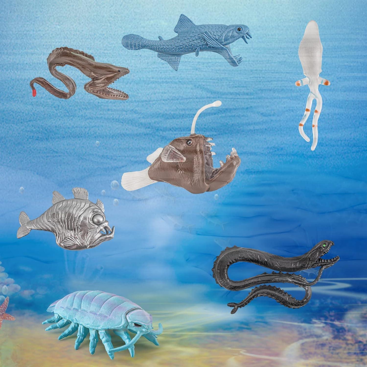 Conjunto de Juguetes de Criaturas Marinas BRETOYIN 7PCS