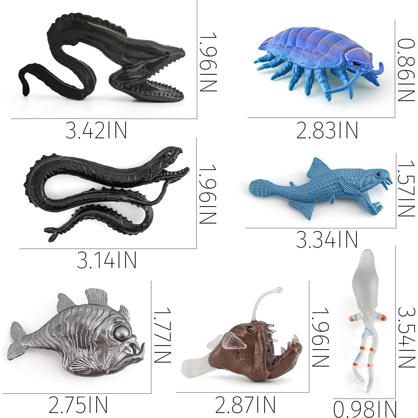 Conjunto de Juguetes de Criaturas Marinas BRETOYIN 7PCS