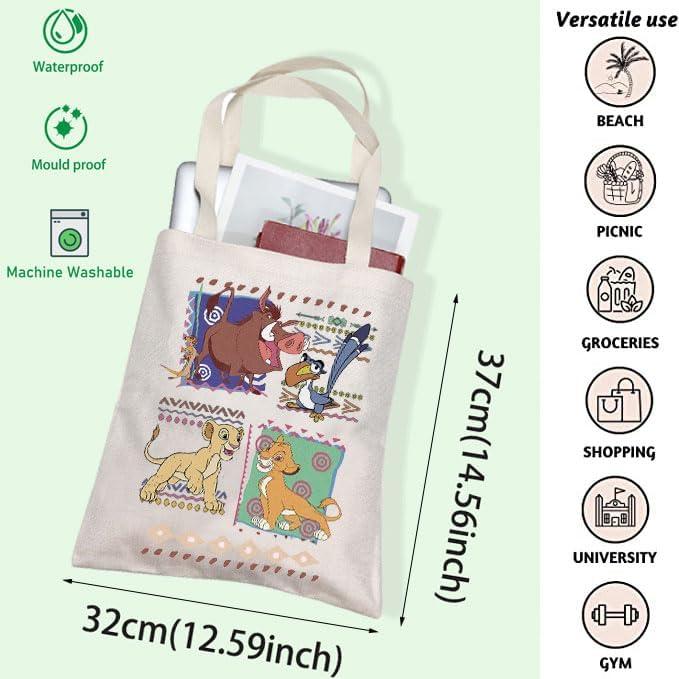 Bolsa de Mano Ecológica FOTAP León Simba 37x32cm Reutilizable