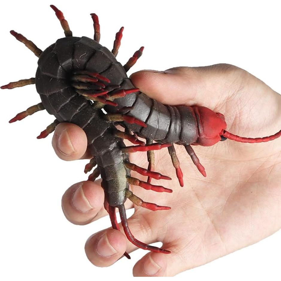 Figuras de Insectos de Goma RCOMG - Araña, Escorpión y Ciempiés