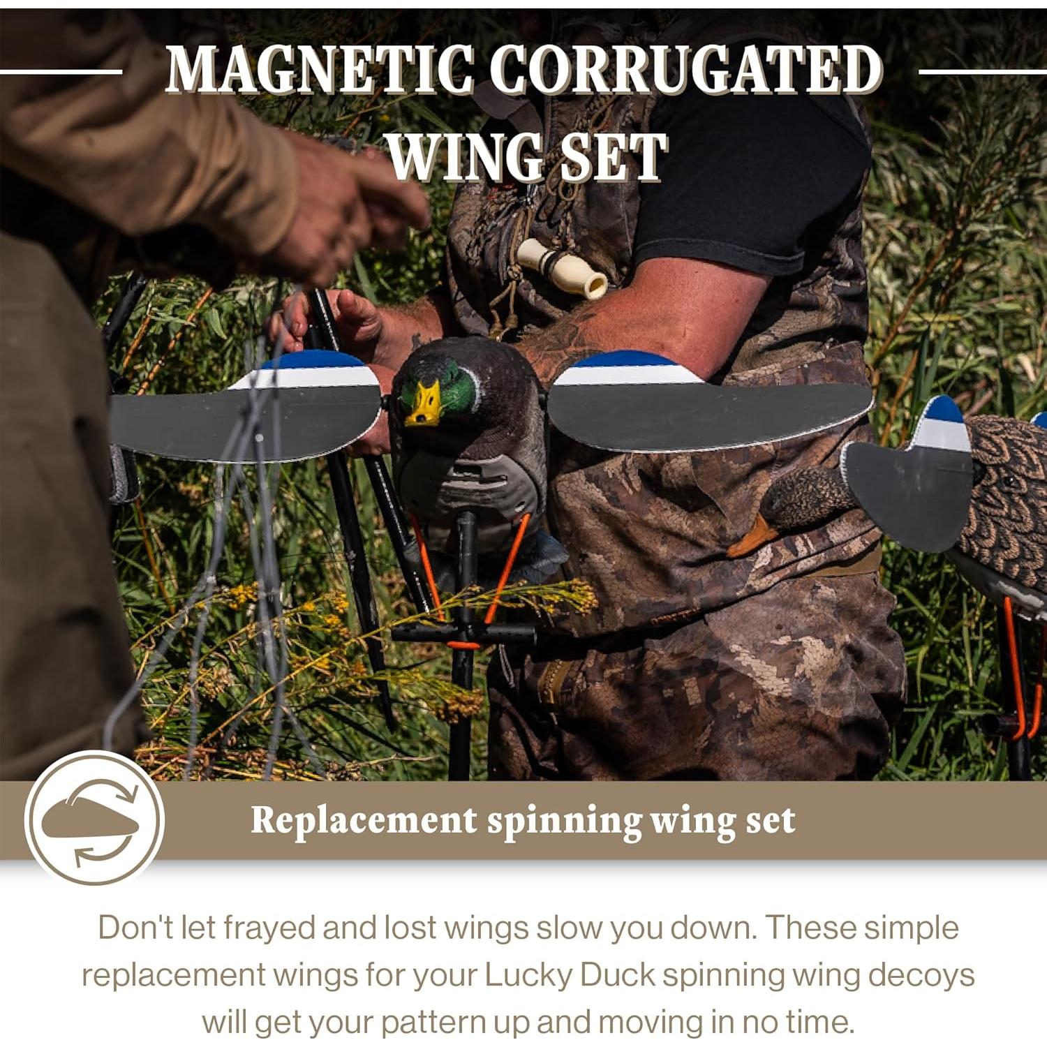 Juego de Alas de Reemplazo Lucky Duck para Decoys - 2 Piezas
