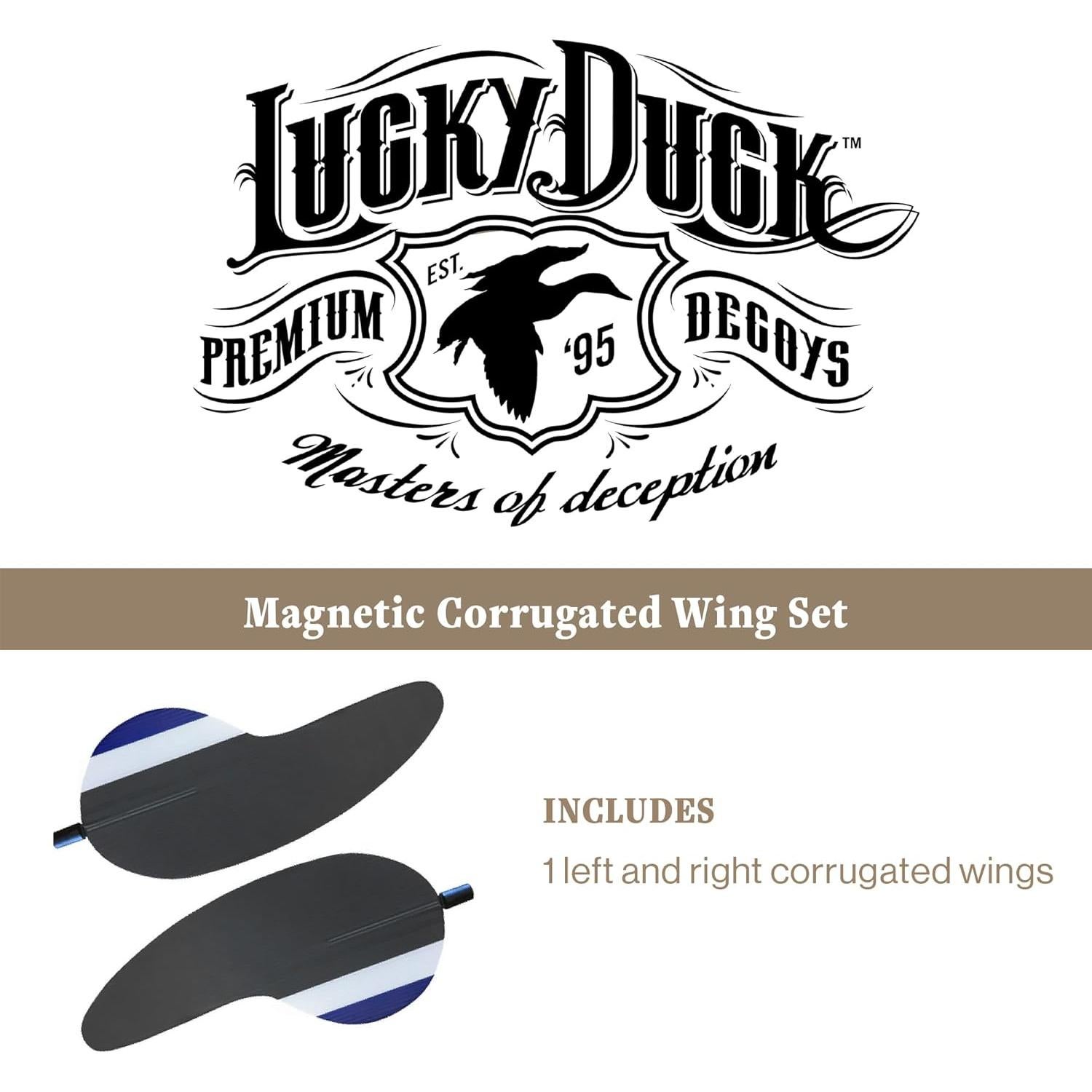 Juego de Alas de Reemplazo Lucky Duck para Decoys - 2 Piezas