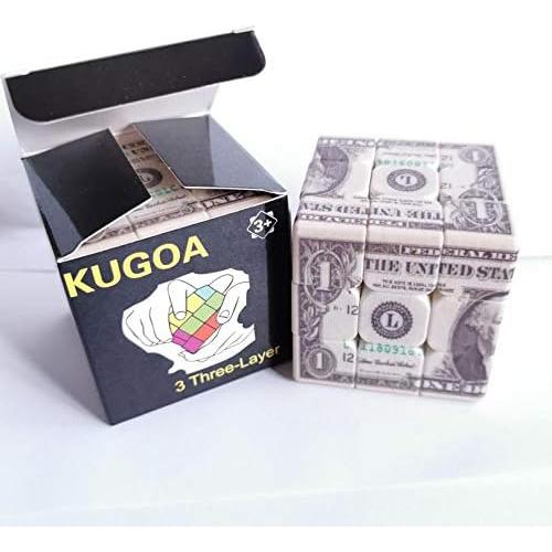 Cubo Velocista 3x3 LoyoE Patrón Billetes 5.6cm Antipop