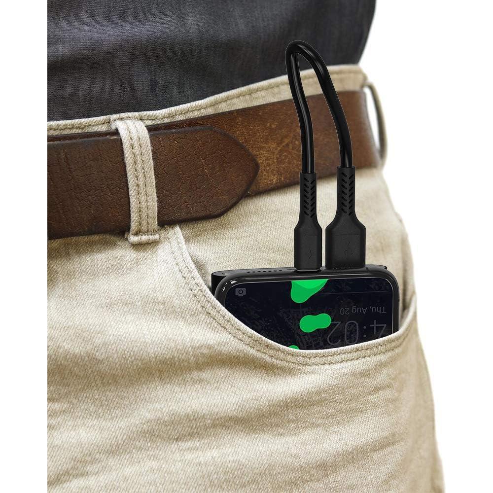 Cable USB A a USB C Umefly 15 cm 3A Carga Rápida - Paquete de 5