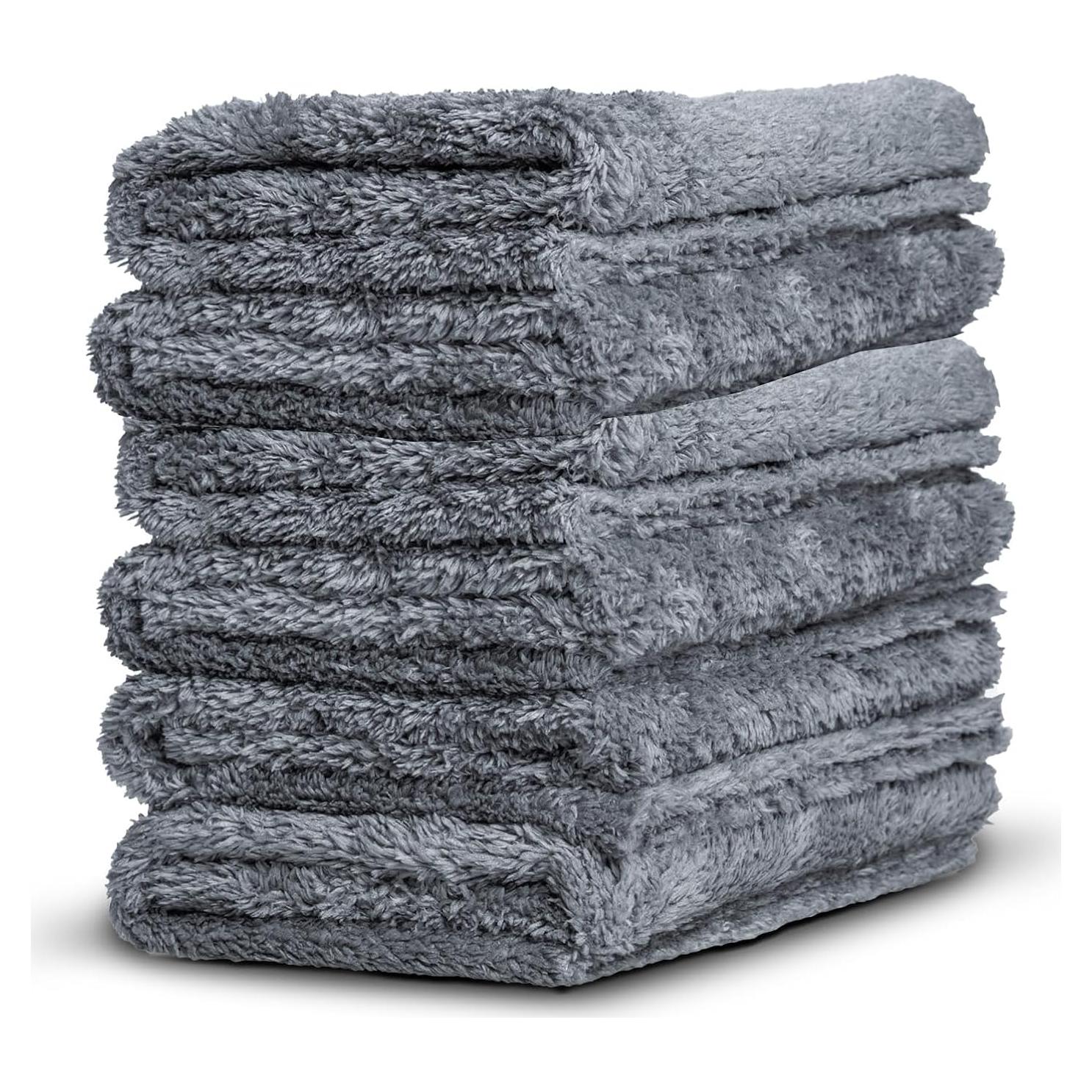 Toalla de Microfibra Adam's Gris 6 Unidades 40.64x40.64cm