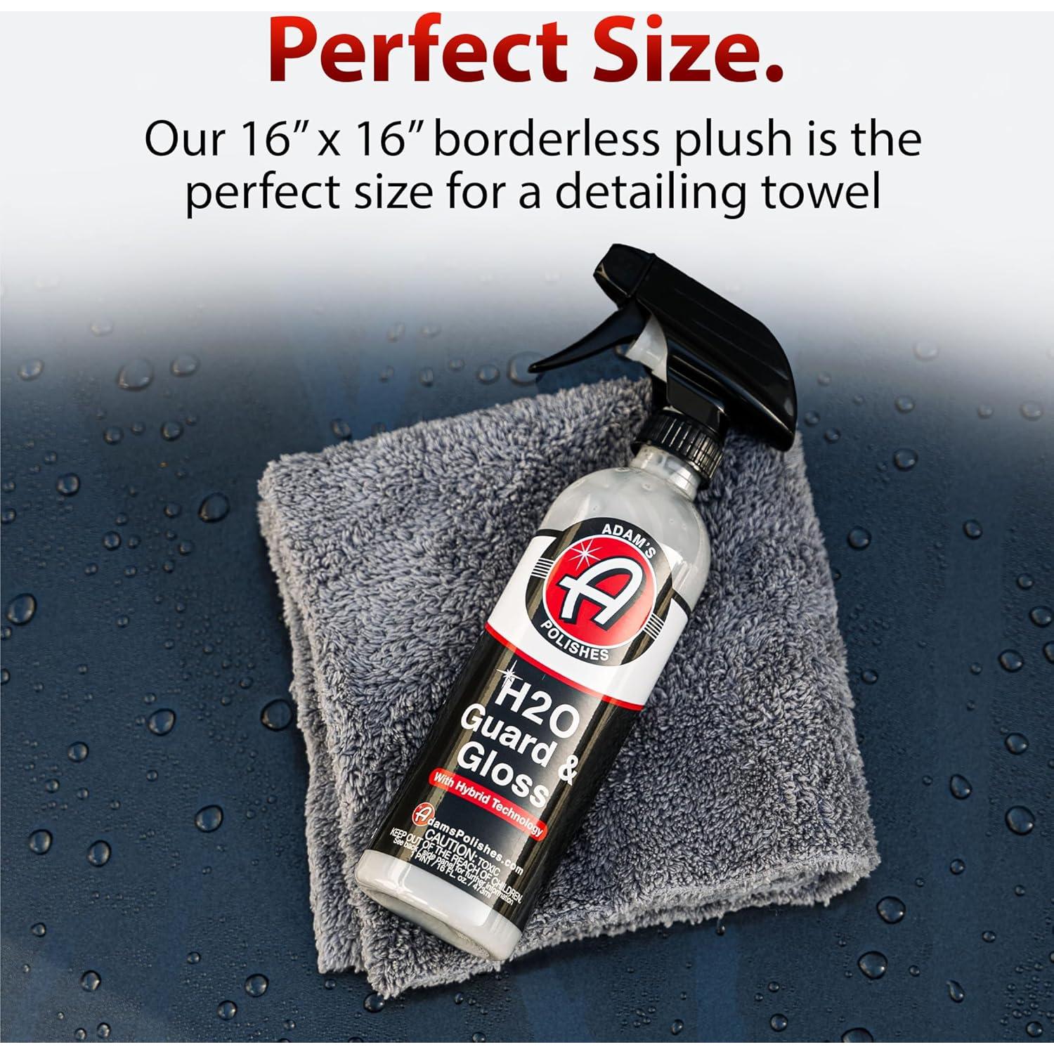 Toalla de Microfibra Adam's Gris 6 Unidades 40.64x40.64cm