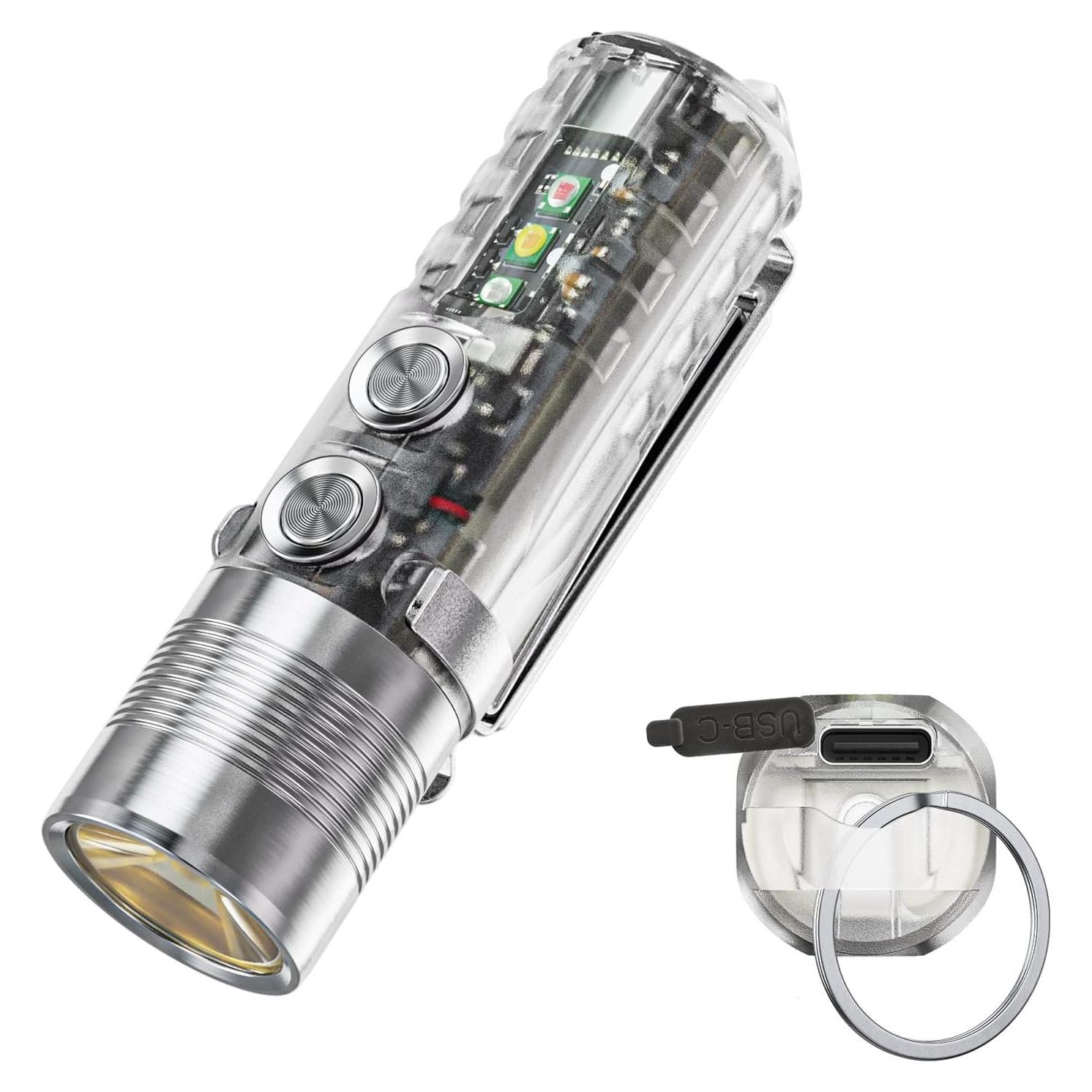 Linterna EDC RovyVon Aurora A28 USB-C 1000 Lúmenes 850mAh