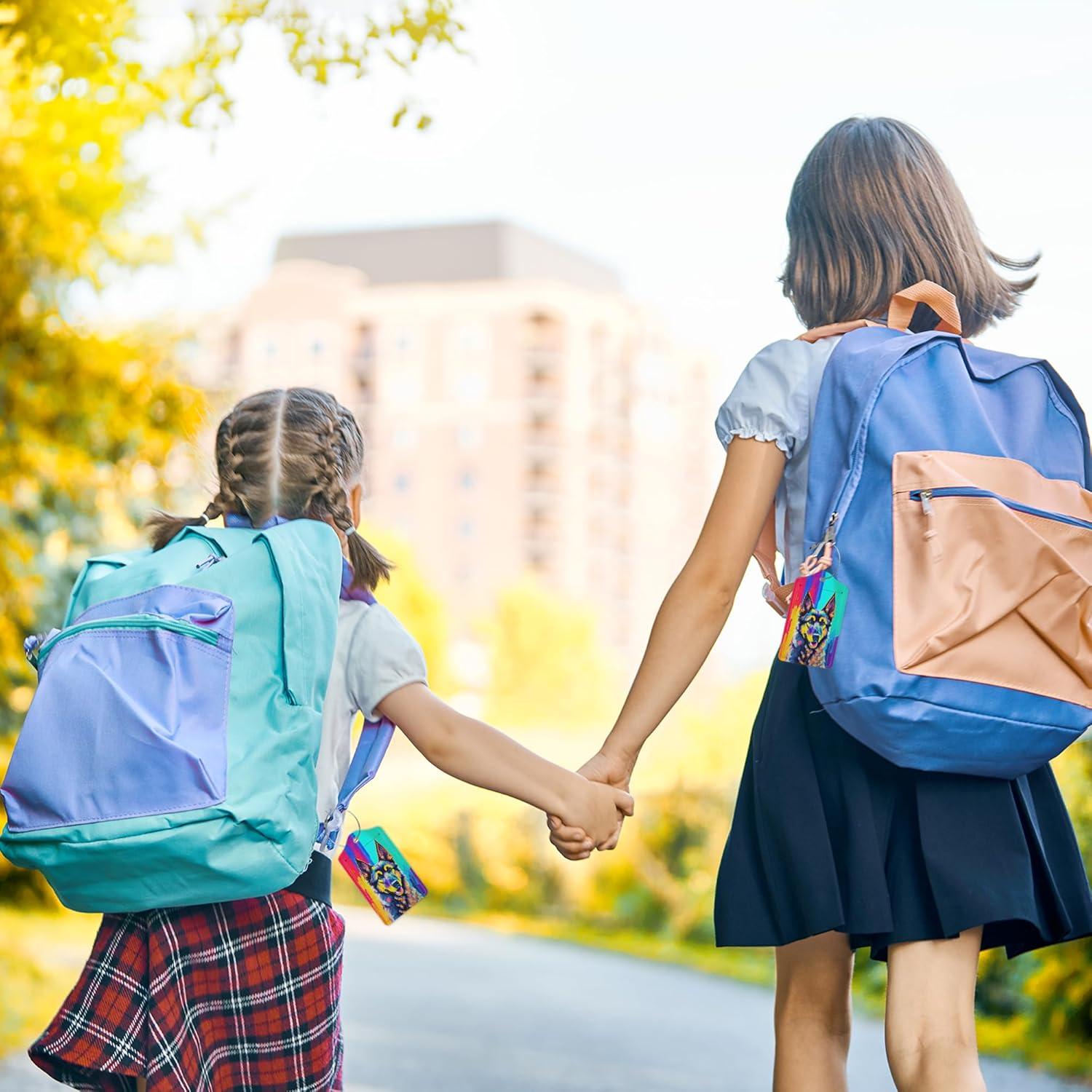 Set de 2 Etiquetas de Equipaje TXIANT - Cuero Pastor Alemán