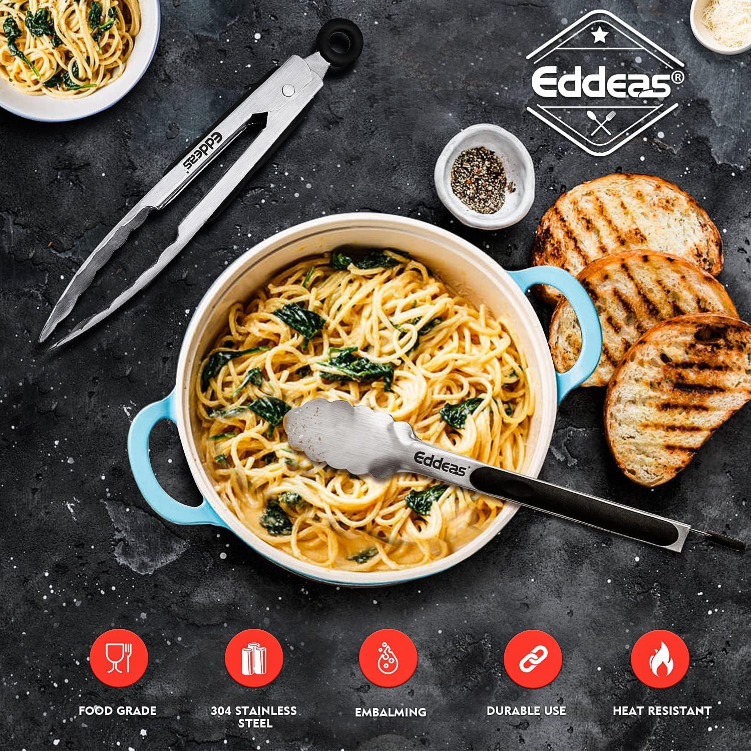 Pinzas de Cocina Eddeas Acero Inoxidable 3 Pcs 17.78-30.48 cm