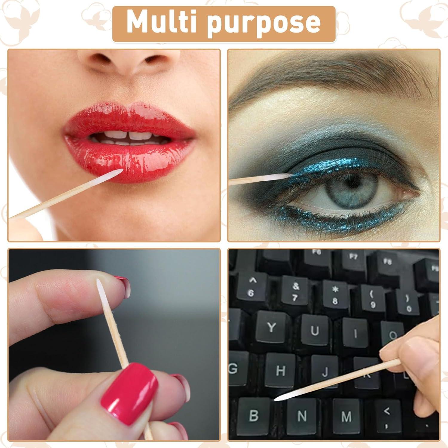 Bastones de Algodón Fenshine 1000pcs para Microblading 10cm