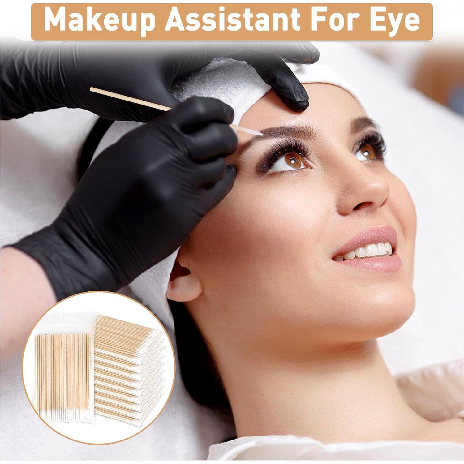 Bastones de Algodón Fenshine 1000pcs para Microblading 10cm