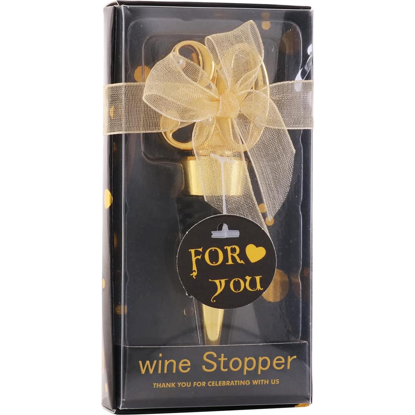 Paquete de 12 Tapones de Vino VIDACONTIGO Negro 30 para Fiesta