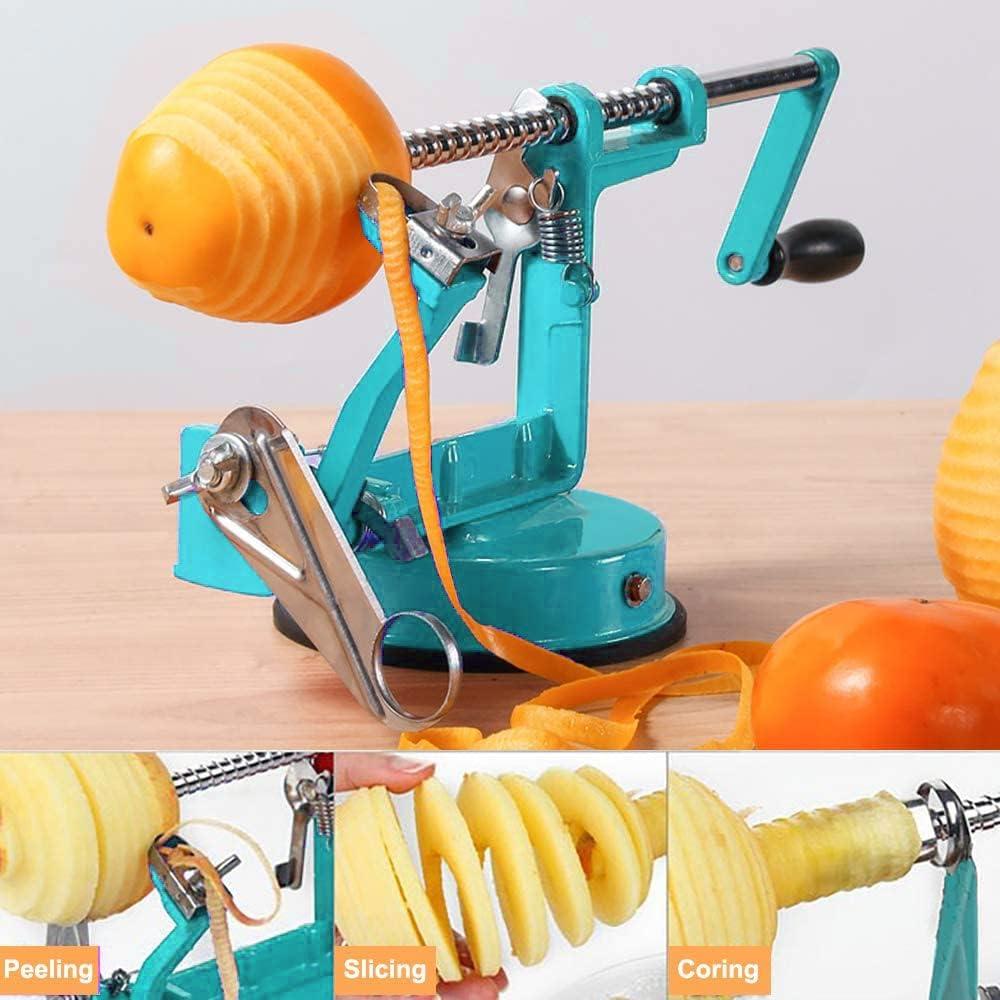 Pelador de Manzanas 3 en 1 TATIDA con Cuchillas de Acero Inoxidable