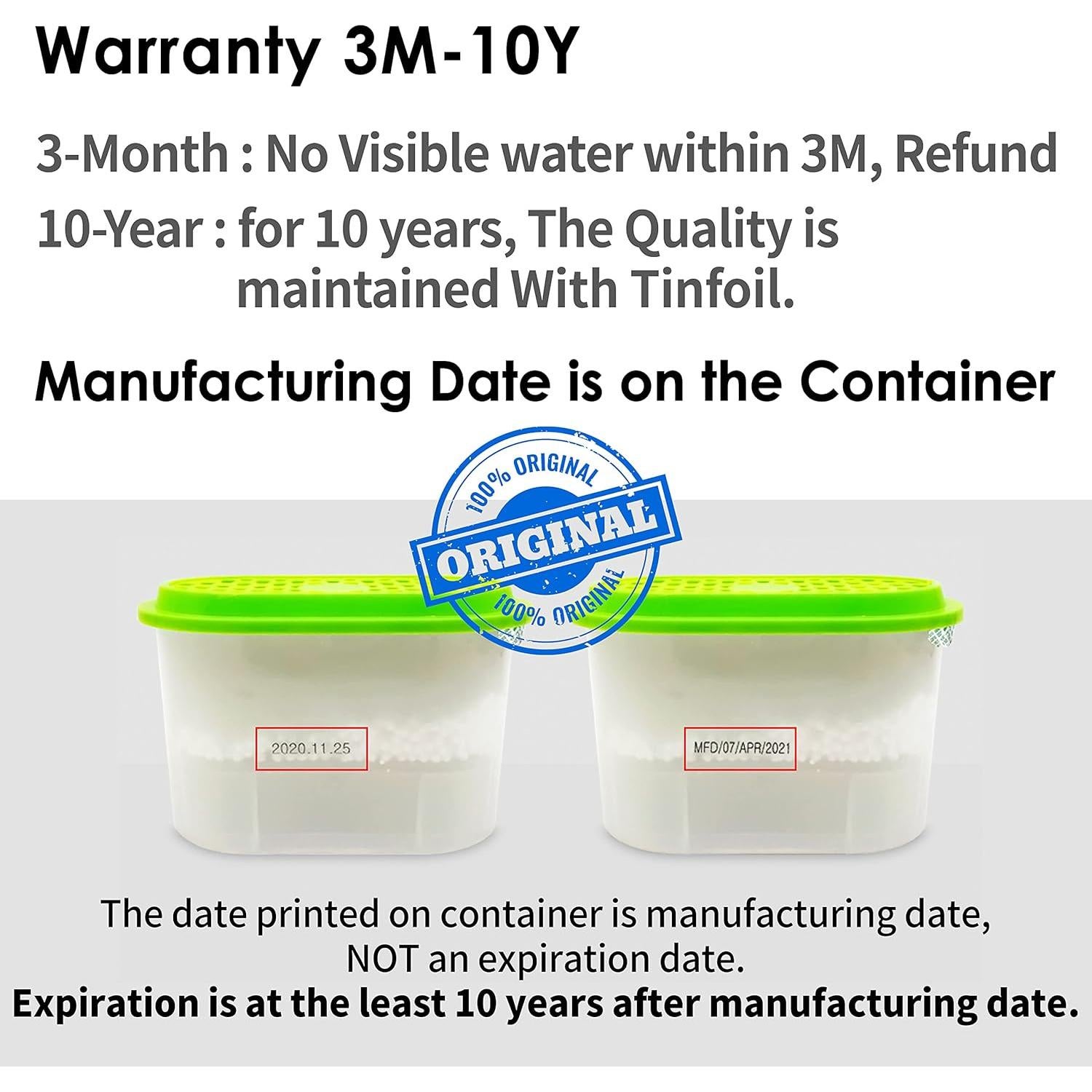 Absorbentes de Humedad Sunny Home SHMA, Paquete de 3, 525ml