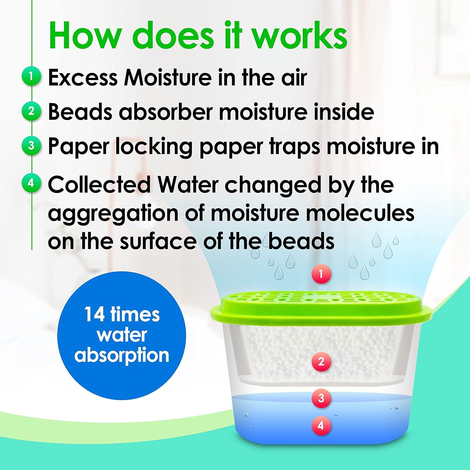 Absorbentes de Humedad Sunny Home SHMA, Paquete de 3, 525ml