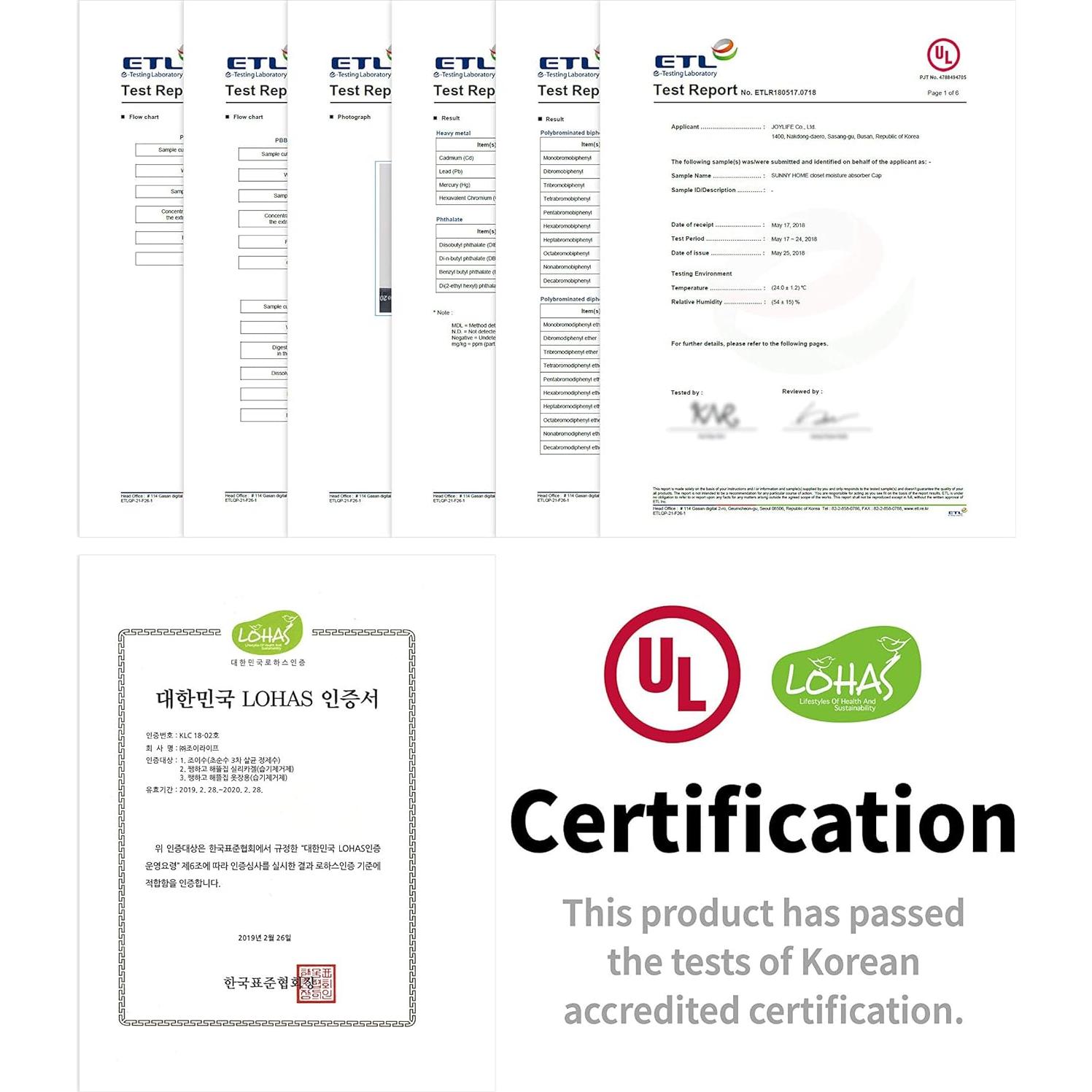 Absorbentes de Humedad Sunny Home SHMA, Paquete de 3, 525ml