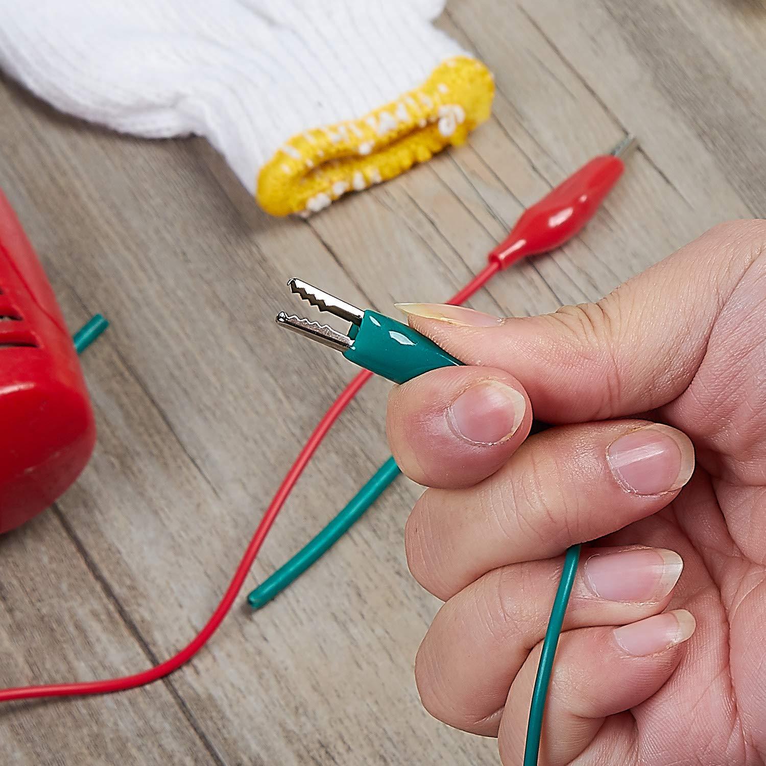 Juego de Cables de Prueba WGGE WG-026 10 Piezas 5 Colores 52 cm