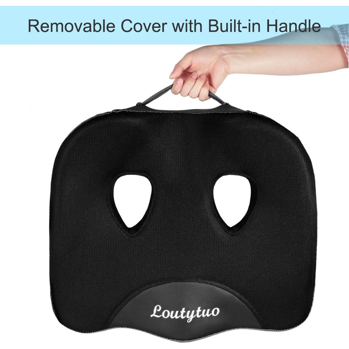 Almohadilla para Asiento LOUTYTUO 45x39cm Espuma de Memoria