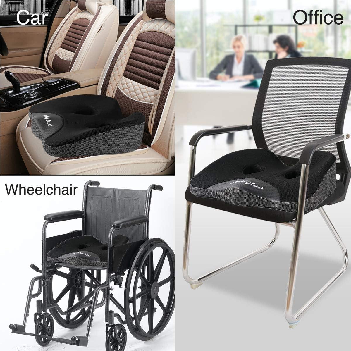 Almohadilla para Asiento LOUTYTUO 45x39cm Espuma de Memoria