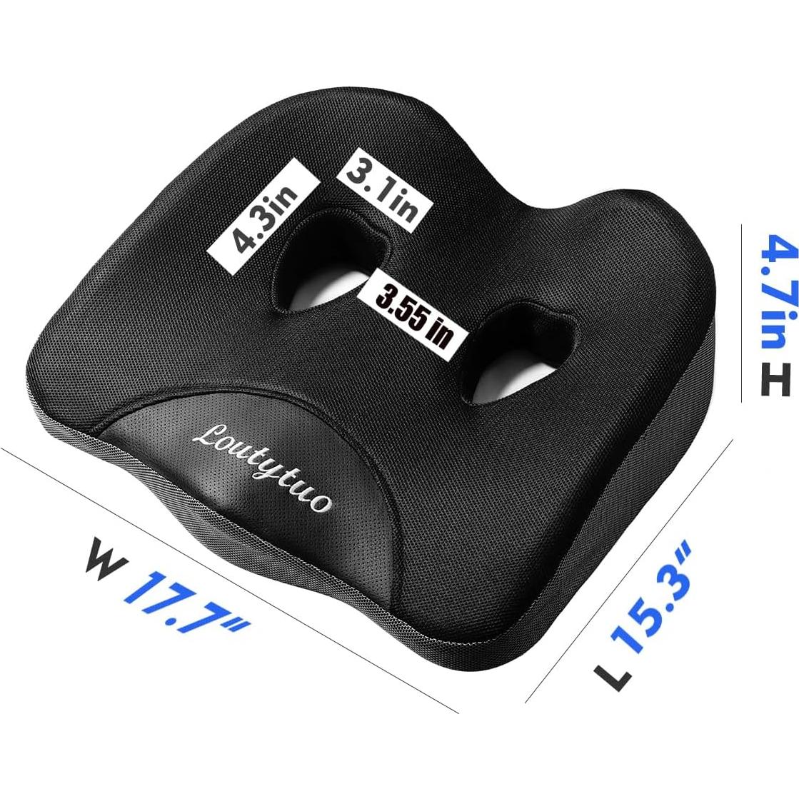 Almohadilla para Asiento LOUTYTUO 45x39cm Espuma de Memoria