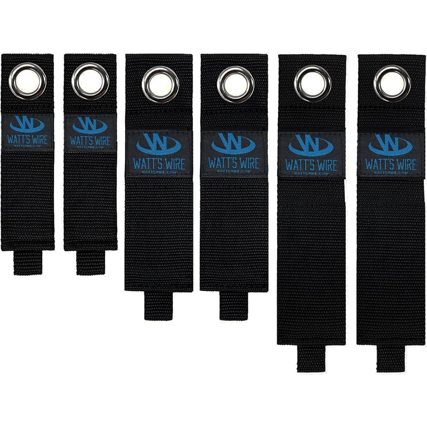 Correas de Almacenamiento de Alta Resistencia Watt's Wire - Paquete de 6