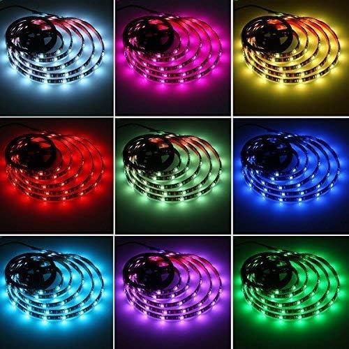 Tira LED RGB a Batería HIKENRI 1M Control Remoto 16 Colores