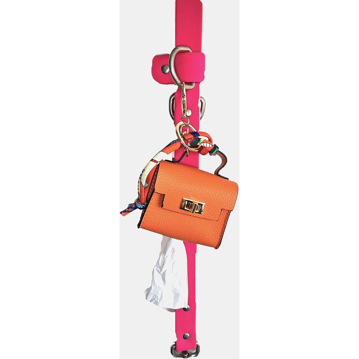 Soporte para bolsas de excremento de perro Everything Chic Naranja