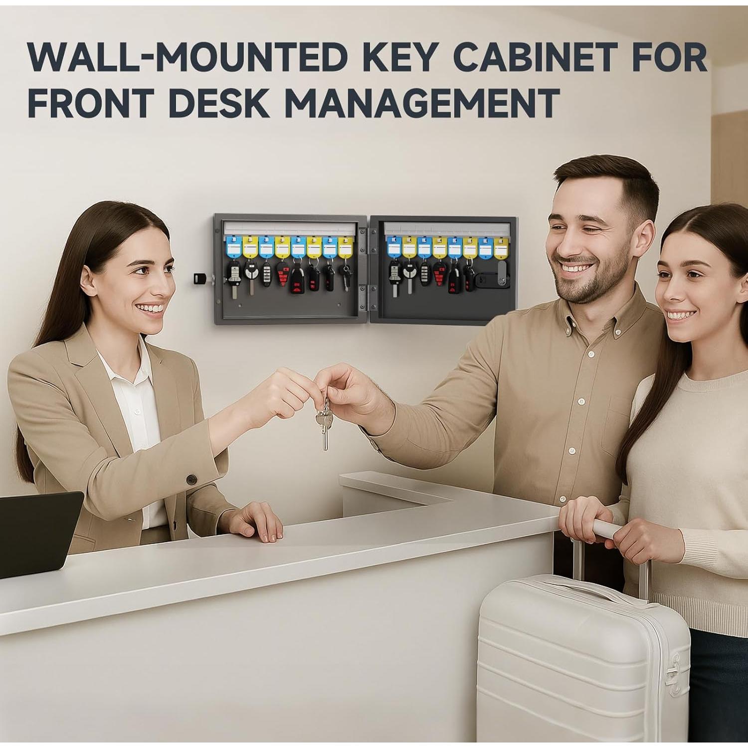 Caja de Llaves WeHere Montaje en Pared 16 Llaves con Combinación