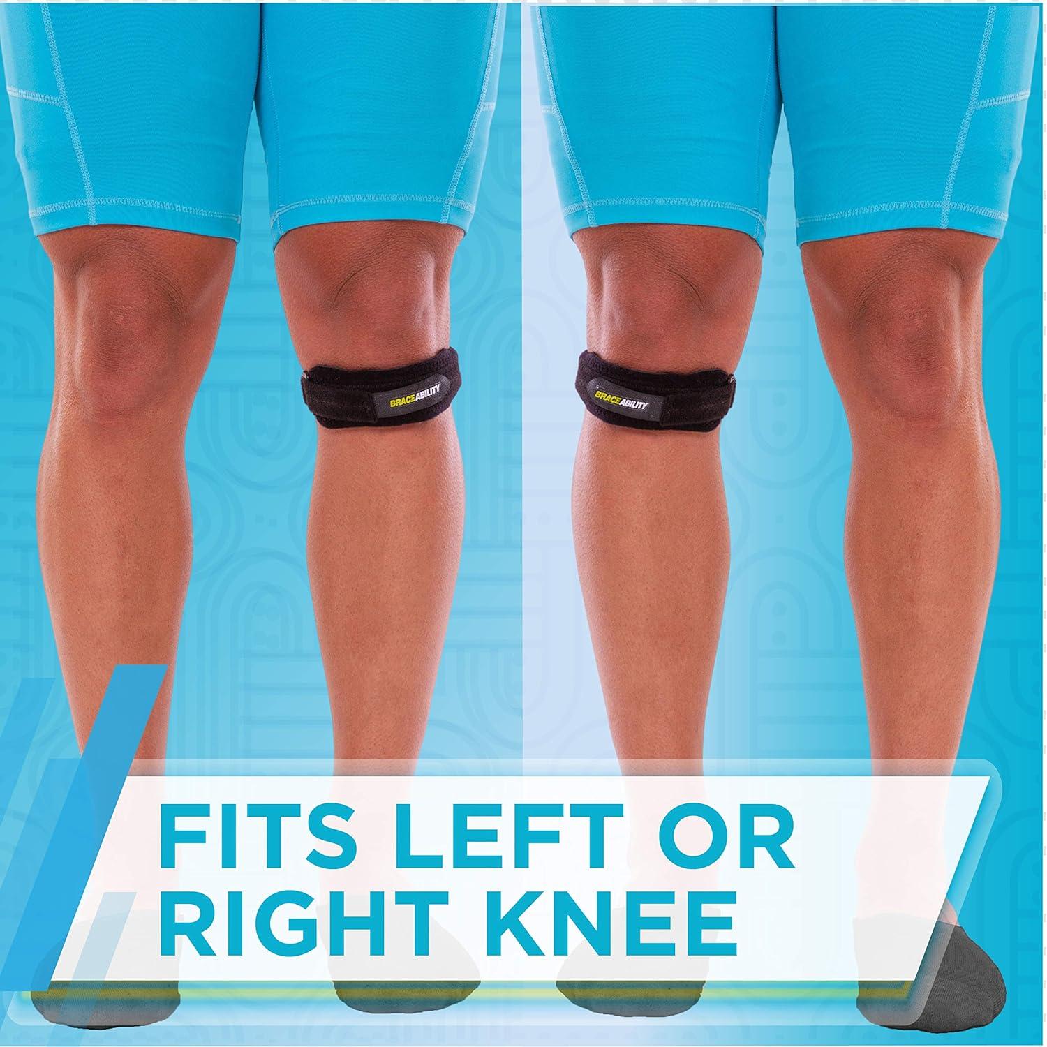 Faja de Soporte para Tendón Patelar BraceAbility - Estabilizadora Rodilla XS