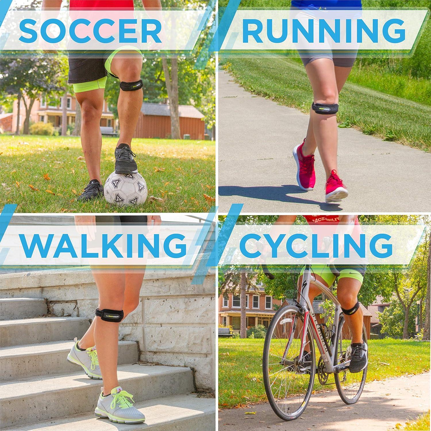 Faja de Soporte para Tendón Patelar BraceAbility - Estabilizadora Rodilla XS