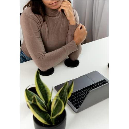 Reposamuñecas Ergonómico de Gel Jelbows Pequeño Negro - 2 Piezas