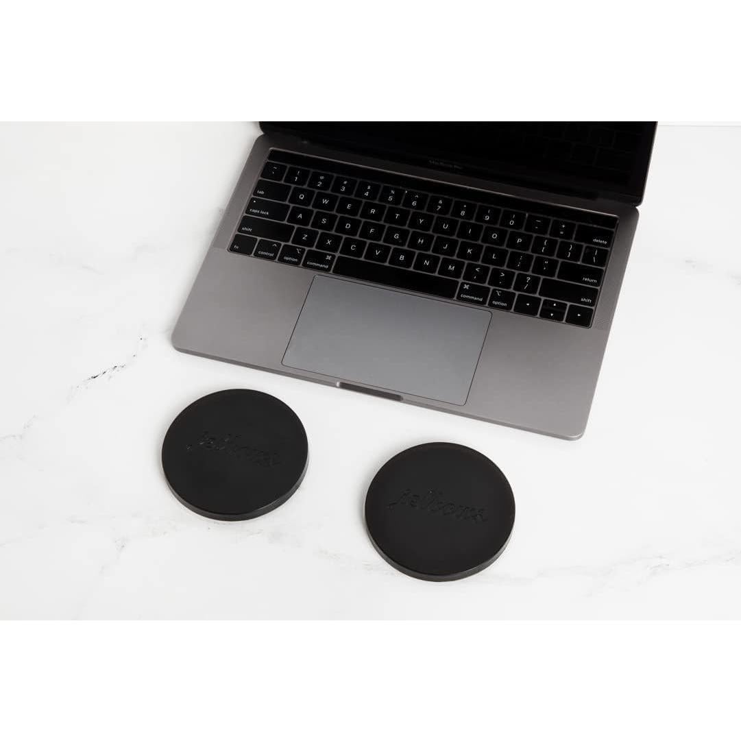 Reposamuñecas Ergonómico de Gel Jelbows Pequeño Negro - 2 Piezas