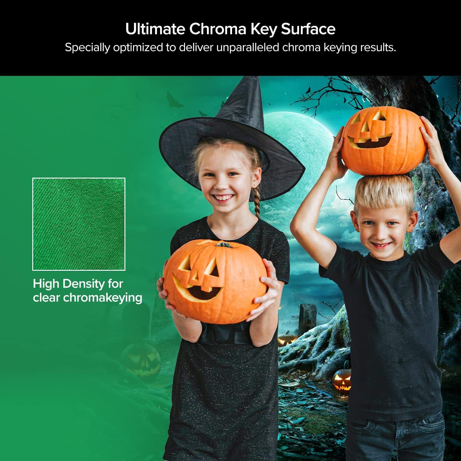 Pantalla de Fondo Verde Chroma Key LS Pro 3x3m Material A+