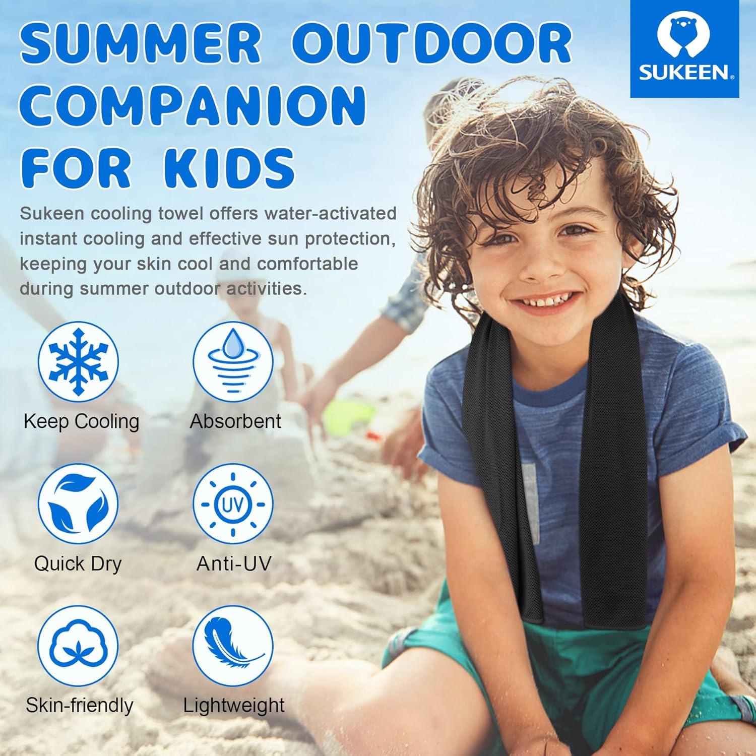 Toalla de Enfriamiento Sukeen para Niños 79x23 cm Microfibra