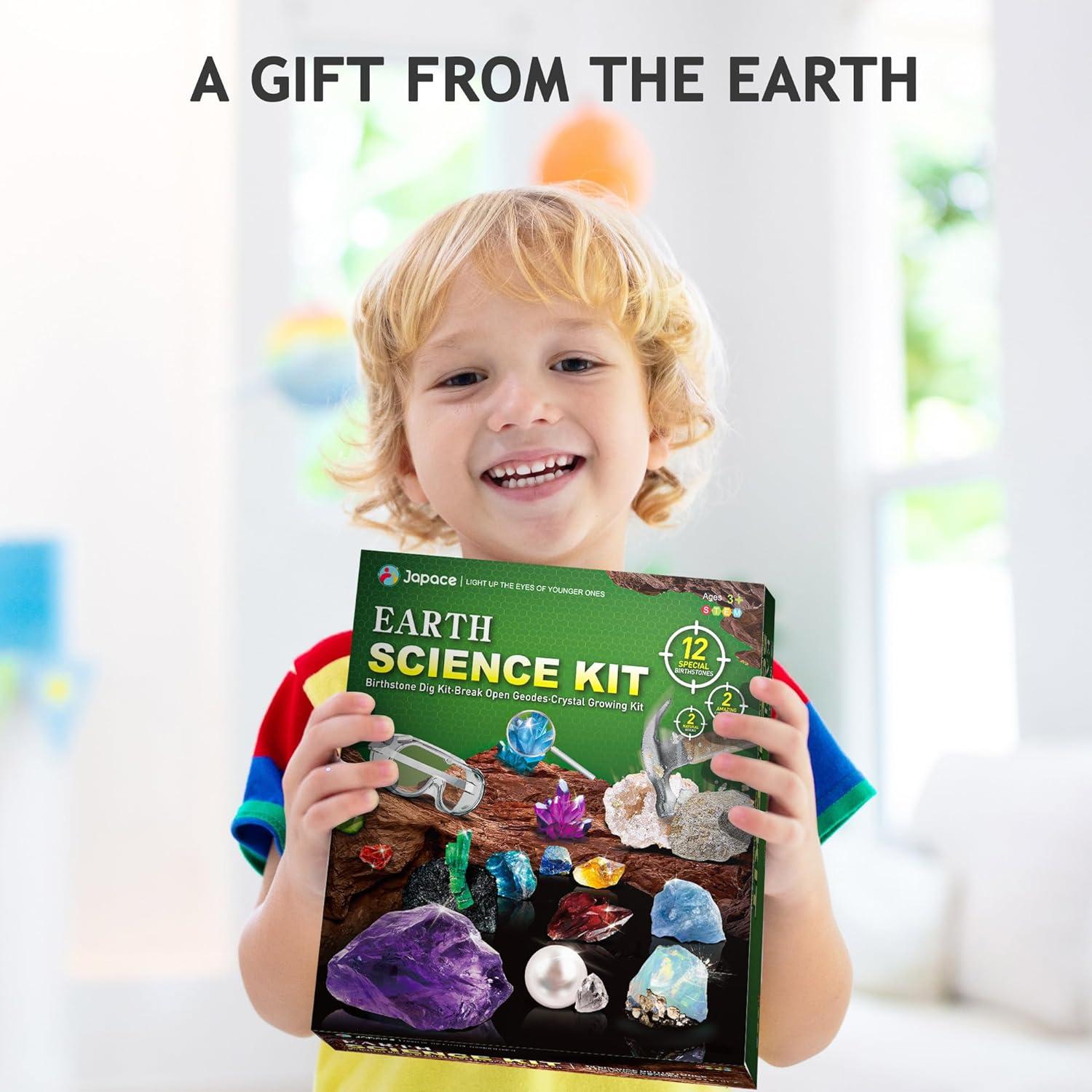 Kit de Ciencia de la Tierra Japace para Niños 4-14 Años