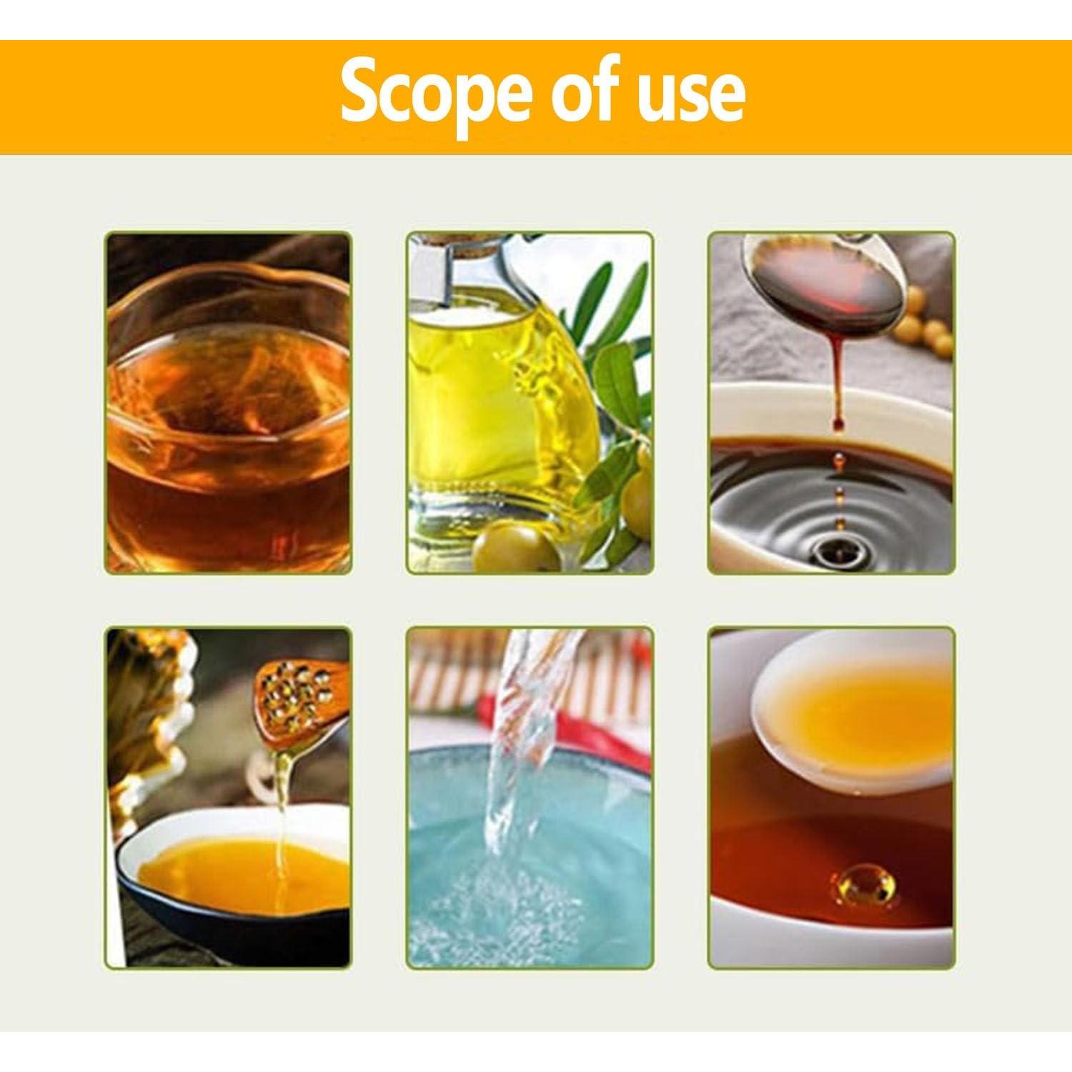 Rociador de Aceite 2 en 1 YeHeng 470ml Vidrio Blanco