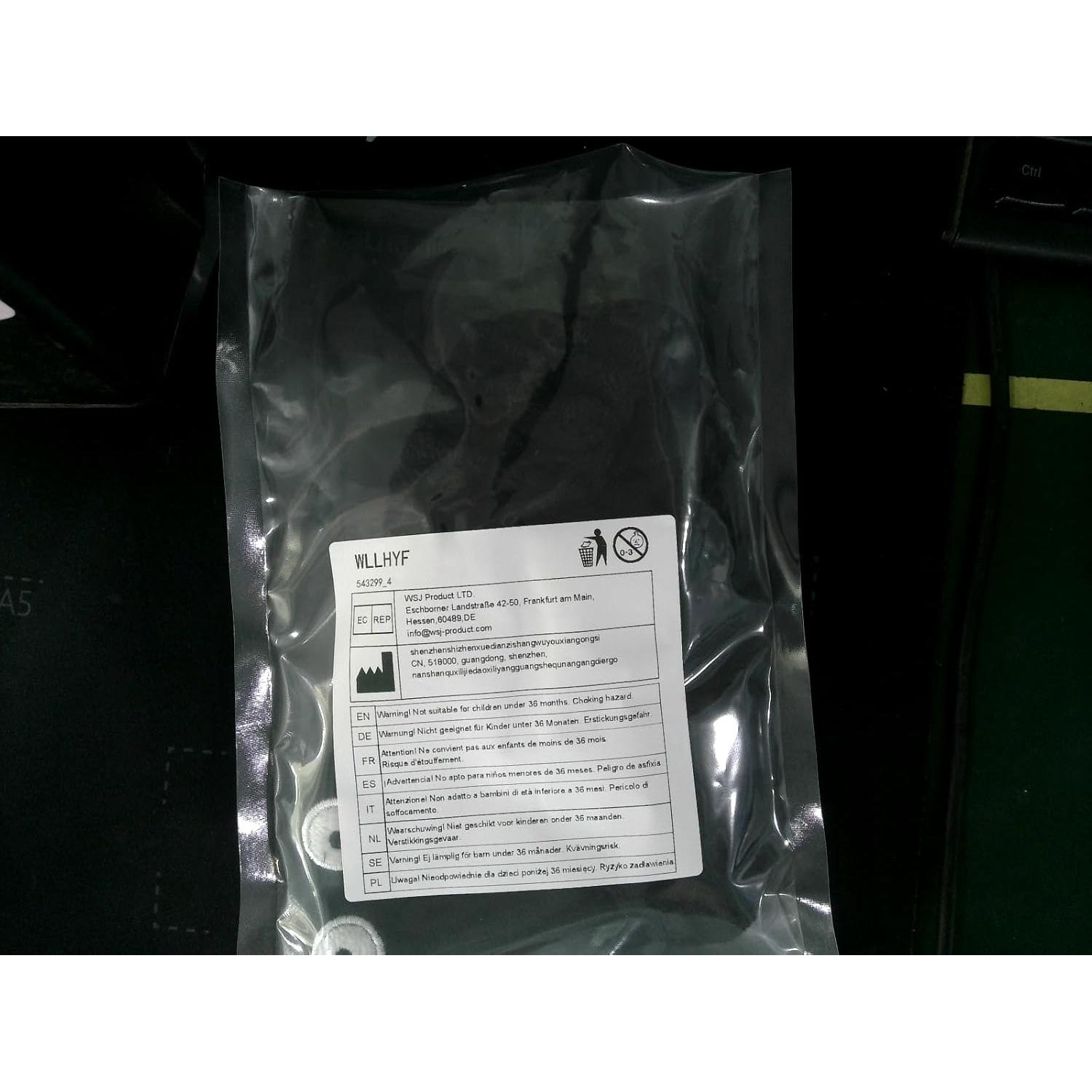 Diadema de Spa WLLHYF Negra Microfibra Suave para Maquillaje