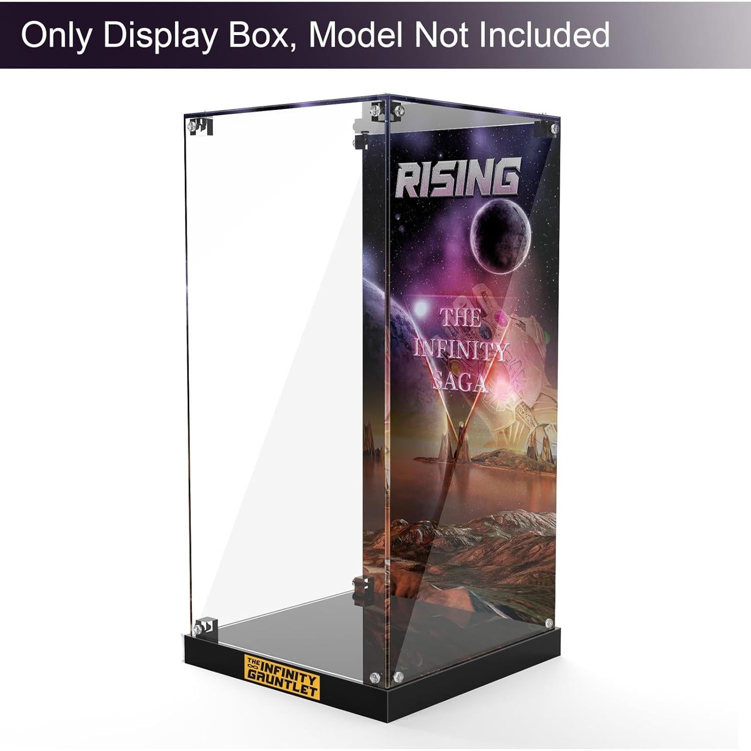 Caja de Exhibición Acrílica NAOCARD para Lego 76191 Guante