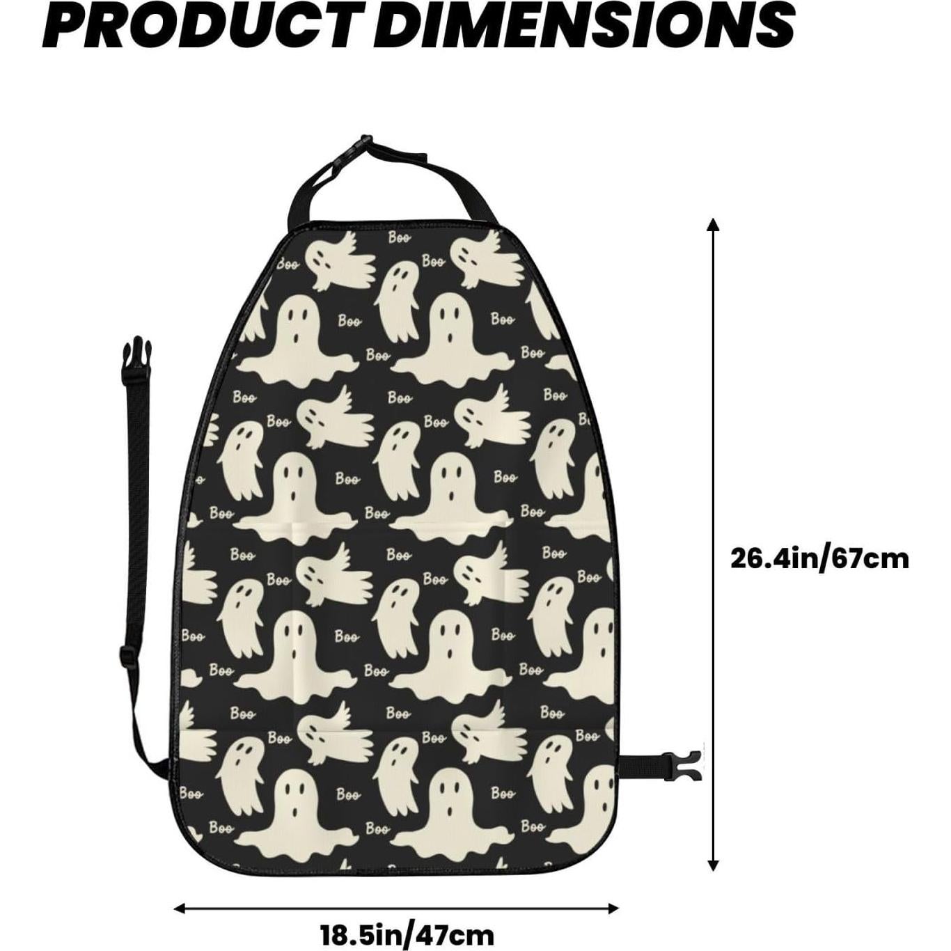 Protector de Asiento Trasero YANGDADA Patrón Fantasma 2 Pzas